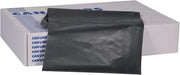 Heritage Repro 2-mil Trash Can Liners, 60 Gallons, 38" x 58", Black, Box Of 100 Trash Bags