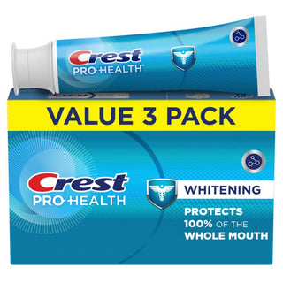 Base Pro-Health Whitening Toothpaste (4.3oz) Triple Pack by Crest – 4.3 Ounce (Pack of 3), Pack of 3, Model 80705434