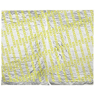 Cheeseburger Foil Wrapper Paper-Lined - 14"L x 10 1/2"W 2500 Per Case by GENERAL PACKAGING PRODUCTS INC – 14 inches x 10.5 inches, Foil, Silver, Pack of 2500, Model GPPW66CB