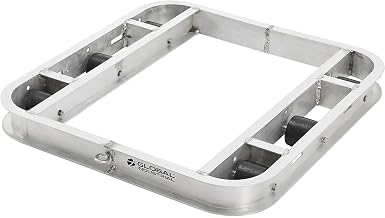Global Industrial Aluminum Pallet Dolly with Tilt Rollers, 36" x 36", 6000 lb. Cap.