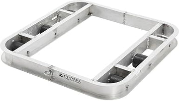 Global Industrial Aluminum Pallet Dolly with Tilt Rollers, 36" x 36", 6000 lb. Cap.