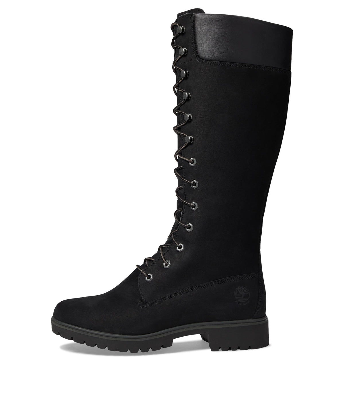 Women's Premium 14-Inch Waterproof Boot by Timberland – 7, Leather, Black Nubuck V1