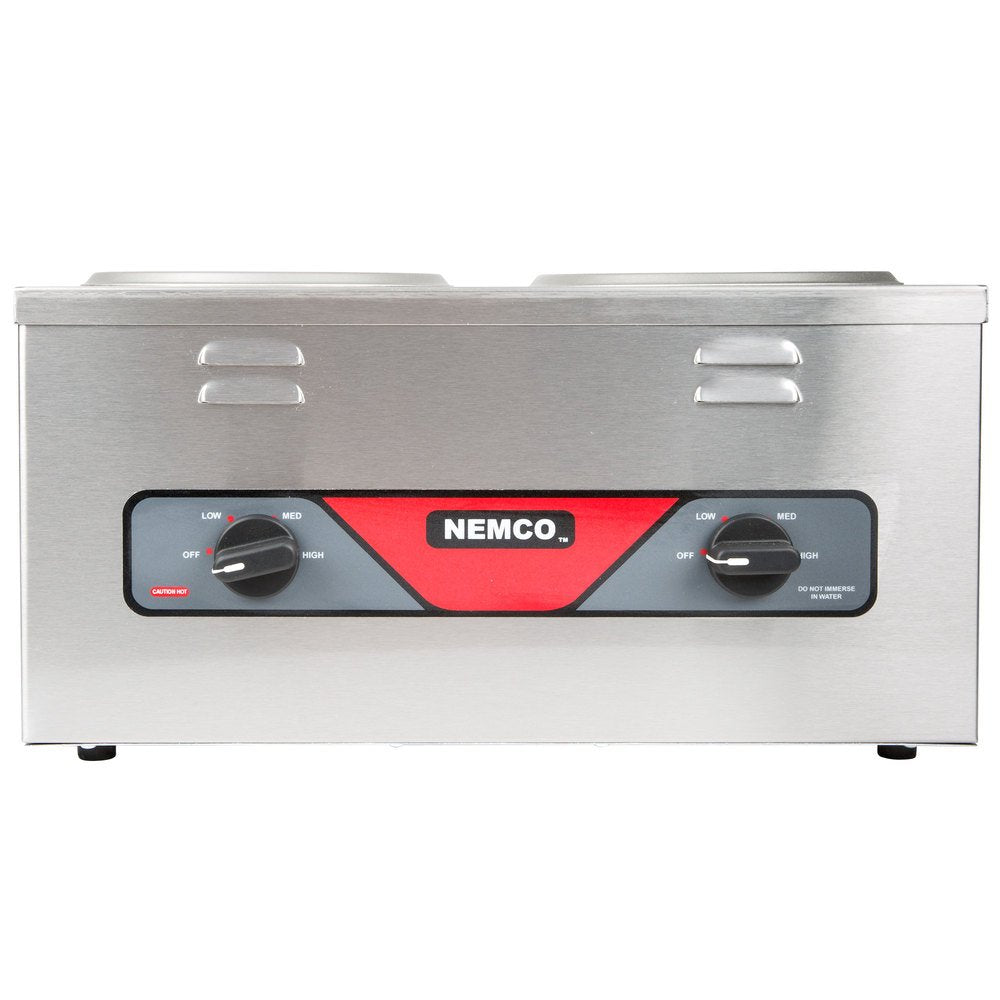 () 8 qt Twin Well Warmer by Nemco – 8 quart, Stainless Steel, Multicolor, Model 6120A