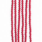 9-Foot x 14MM Wooden Red Beaded Garland by Kurt S. Adler – 9 Foot x 14MM, Wood, Red, Model TN0066/R
