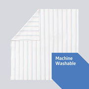 Candystripe Baby Receiving Blanket by Medline – Crib (Pack of 2), Latex Free, Azul, Pack of 6, Model MDTPBC36STRP