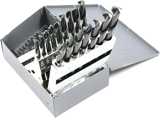 Forney 20219 Drill Set, HSS Fractional Jobber Length, 29-Piece