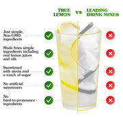 Lemonade and Limeade Variety Pack by True Citrus – 1.06 Ounce (Pack of 4)