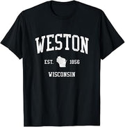 Weston WI Vintage Athletic Sports JS01 T-Shirt
