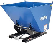 Global Industrial Steel Self-Dumping Forklift Hopper with Bump Release, 1