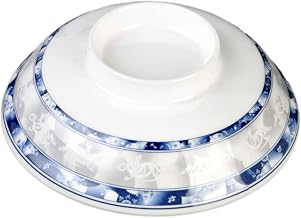 Thunder Group Blue dragon melamine dinnerware collection 5 1/4", noodle bowl lid only, comes in dozen