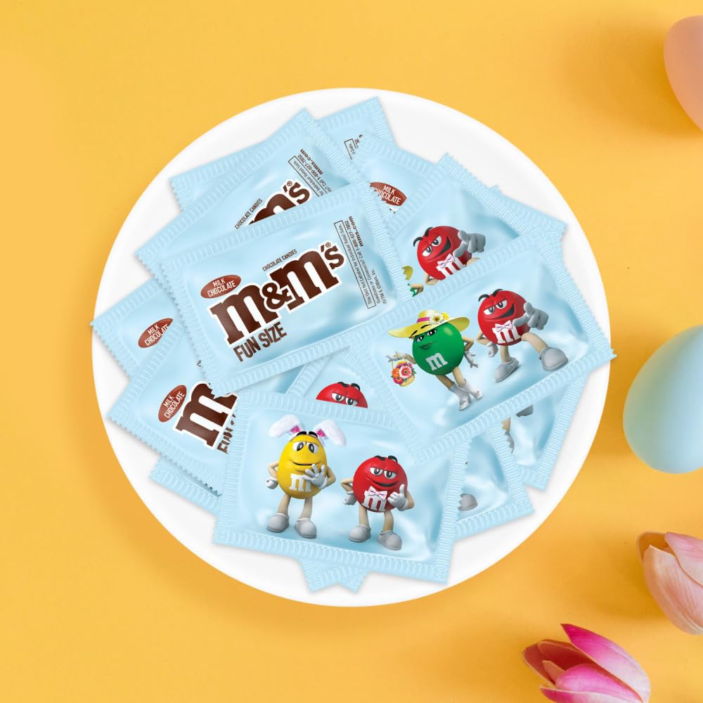 Easter Blend Milk Chocolate Fun Size Candy by M&M's – 10.53 Ounce (Pack of 1)