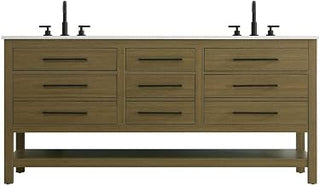 Karson Bathroom Vanity Chestnut Brown