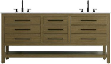 Karson Bathroom Vanity Chestnut Brown