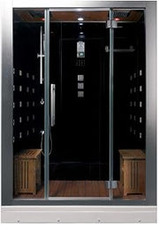 ARIEL Platinum DZ972-1F8-BLK Black Steam Shower