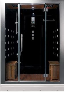 ARIEL Platinum DZ972-1F8-BLK Black Steam Shower