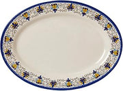 GET OP-618-SL 18 in Oval Catering Platter, Melamine, Santa Lucia