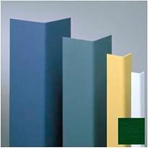 Surface Mounted Corner Guard by Pawling – 50"L x 9"W x 5"H, Vinyl, Hunter Green, Model CGU-1245-4-156