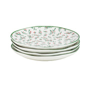 10 Strawberry Street Winter Sprigs / 6" / 1 Appetizer Plates
