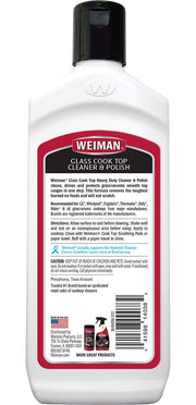 Glass Cook Top Cleaner 10 fl oz - 6 pack by Weiman – 10 Ounce (Pack of 6), Pack of 6, Model 38_WEI