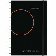 ®Two Days Per Page Planning Notebook 80-6203 9x by AT-A-GLANCE – True, Faux Leather, Gray, Model 80-6203-00