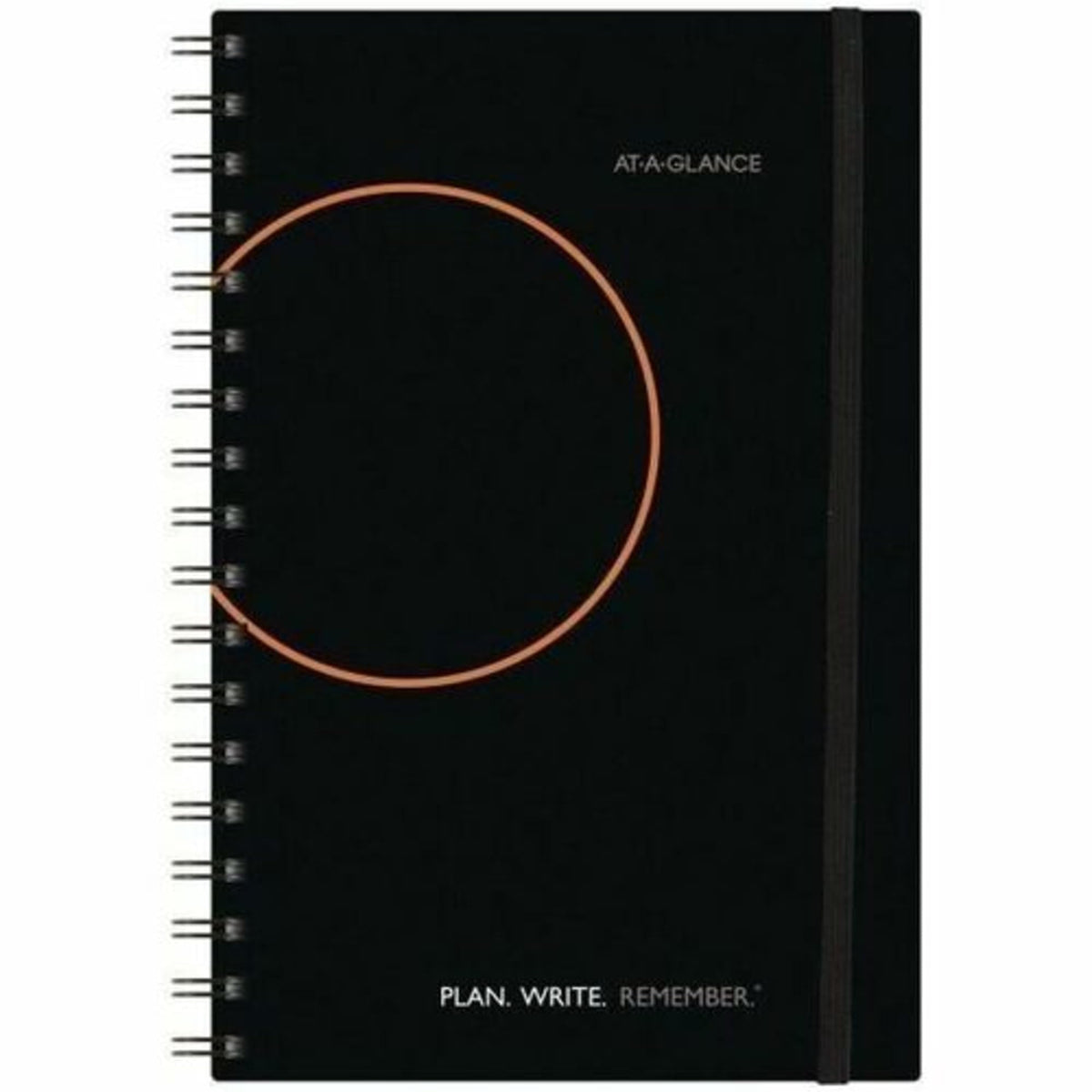 ®Two Days Per Page Planning Notebook 80-6203 9x by AT-A-GLANCE – True, Faux Leather, Gray, Model 80-6203-00