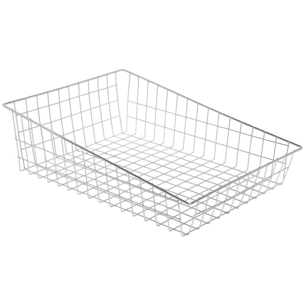 Bakery Tray Rectangular Chrome-Plated Wire - 14" L x 20" W x 3" to 6" H by WIRECRAFT MANUFACTURING COMPANY – 20" x 14" x 3", Wire, Chrome, Model WCH0114