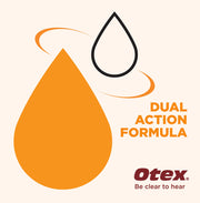 Express Ear Drops for Hardened Ear Wax by OTEX – 0.34 Fl Oz (Pack of 1), Model 100083