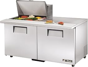 True TSSU-60-12M-B-ADA Solid Door Sandwich/Salad Unit