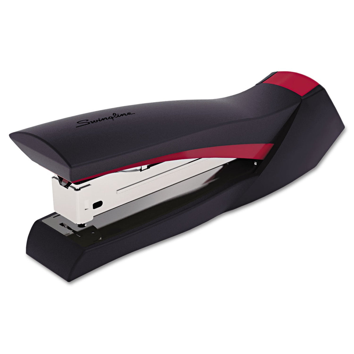 Stapler, SmoothGrip, 20 Sheet Capacity, Red (S7079411) by Swingline – Full Strip, Plastic, Red