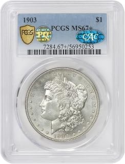 1903 American Silver Morgan Dollar MS-67+ PQ Approved $1 PCGS/CAC MS67+