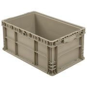Straight Wall Container Solid Gray by Monoflo – Polyethylene (PE), Gray, Model NRSO2415-11 Gray