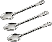 Winco Stainless Steel Basting Spoon, Solid, 18", 1.5mm (Pack of 3)