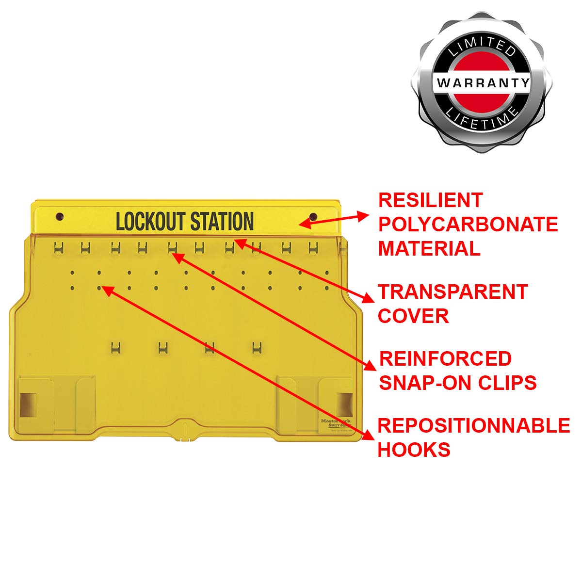 Master Lock Unfilled / Yellow / 1 Devices