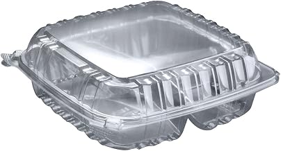 DART Clear Seal OPS Plastic Square Food Container Clear, 25.2 oz. | 200/Case