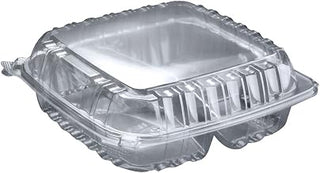 DART Clear Seal OPS Plastic Square Food Container Clear, 25.2 oz. | 200/Case