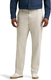Lee Men's Big & Tall Extreme Motion Flat Front Regular Straight Pant