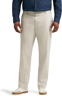 Lee Men's Big & Tall Extreme Motion Flat Front Regular Straight Pant