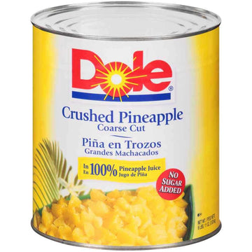 Pineapple Crushed Fancy In Juice by Dole – Pack of 6