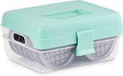 Dash MultiMaker® 14-Plate Storage Case — Cabinet Organizer with Lid for Dash Mini Waffle Maker Plates, MultiMaker® Mini System Removable Plate Storage, Stackable Countertop Organizer