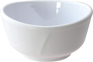 Thunder Group Classic white melamine dinnerware collection 11 oz, 4 1/2" x 2 1/4" bowl, comes in dozen