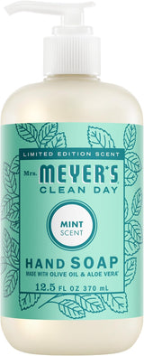 CLEAN DAY Hand Soap by Mrs. MEYER'S – 12.5 Fl Oz (Pack of 6), Clear, Pack of 6, Model 694976