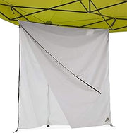 E-Z UP Privacy Hang Space, Triangle Canopy Wall Divider, 5'x5'x7', White