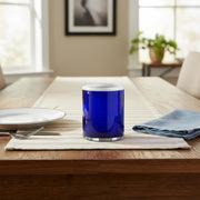 Leon Mexican Glassware by 10 Strawberry Street – DOF, 12.0 fluid_ounces, Recycled Glass, Leon Cobalt, Pack of 4