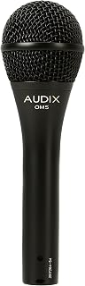 AUDIX OM5 Hypercardioid Handheld Dynamic Vocal Microphone for Stage Singers - Black