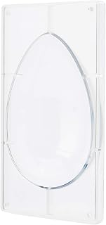 Martellato 20U258 Polycarbonate Half Egg Mould, 258 x 175 mm, Others, Transparent