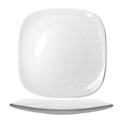 International Tableware Porcelain 9.75" Square Plate - 24 / CS by International Tableware, Inc. – Medium, Porcelain, White, Model QP-9