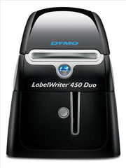LabelWriter 450 Duo Label Maker by DYMO – Label Maker, Paper, Black, Silver, Model S0838960