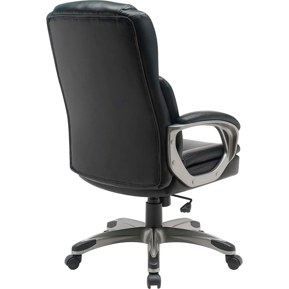 Leather Executive Chair by Global Industrial – Leather, Black, Model HX-8180H