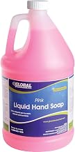 Global Industrial Liquid Hand Soap, Case Of Four 1 Gallon Bottles, Pink