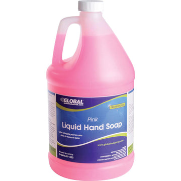 Global Industrial Liquid Hand Soap by Sim Imports – 128 Fl Oz (Pack of 1), Pink, Model 641370